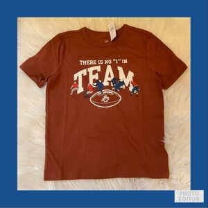 Gap Kids There Is No I In Team Organic Cotton Tee - NWT - Size Small 6-7